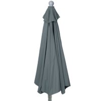 Sonnenschirm halbrund Balkonschirm UV50+ 300cm anthrazit ohne Ständer