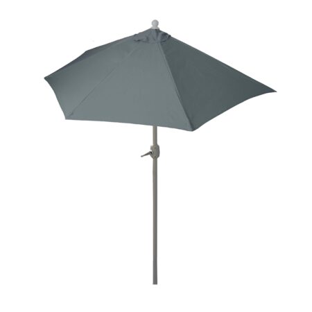 Sonnenschirm halbrund Balkonschirm UV50+ 300cm anthrazit ohne Ständer
