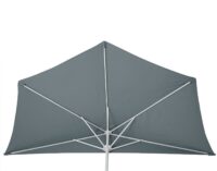 Sonnenschirm halbrund Balkonschirm UV50+ 300cm anthrazit ohne Ständer