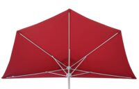 Sonnenschirm halbrund Balkonschirm UV50+ 300cm bordeaux ohne Ständer