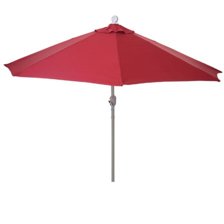 Sonnenschirm halbrund Balkonschirm UV50+ 300cm bordeaux ohne Ständer