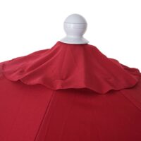 Sonnenschirm halbrund Balkonschirm UV50+ 300cm bordeaux ohne Ständer