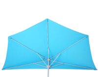 Sonnenschirm halbrund Balkonschirm UV50+ 300cm türkis mit Ständer