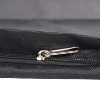 Schwarze, wasserdichte Sonnenschirmhülle aus Oxfordstoff bis Ø400cm.