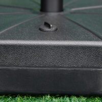 Befüllbarer Sonnenschirmständer mit stabilem Fuß, Ø60cm.