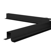 Stabiler schwarzer Sonnenschirmständer Kreuzständer für Ø38-48mm.