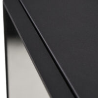 Moderner schwarzer Spiegelschrank mit 3 Schichten platzsparend