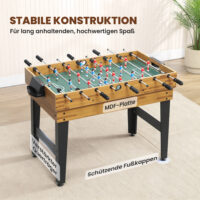 Spieletisch für Kinder multifunktional 13-in-1 mit Fussball Billard