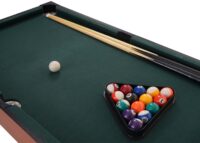 Multifunktionaler 7in1 Spieletisch mit Kicker Billard Hockey 80x123 cm