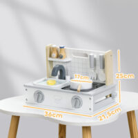 10-teiliges Spielküchen-Zubehörset, perfektes Küchenzubehör für kleine Köche ab 3 Jahren.