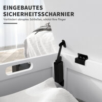Aufbewahrungsbox Spielzeugtruhe für Kinderzimmer 81x40x46cm weiss
