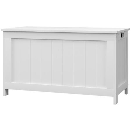 Aufbewahrungsbox Spielzeugtruhe für Kinderzimmer 81x40x46cm weiss