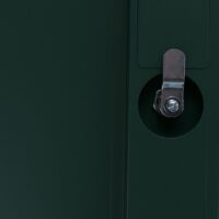 Grüner Stahl Spind mit 2 Türen 90x38x45 cm