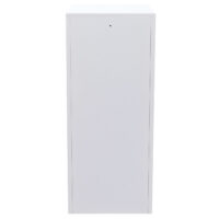 Weißer Stahl Spind mit 2 Türen und Schließfach 90x38x45 cm