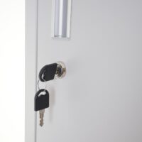 Schliessfach Spind Danville Metall 18 Fächer für Umkleide und Büro blau