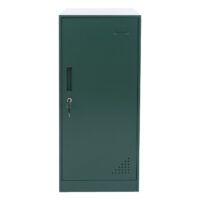 Grüner Stahl Spind mit Kleiderstange und Tür 90x38x45 cm