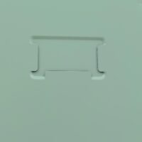 Mintgrüner Stahl Spind mit Kleiderstange 90x38x45 cm