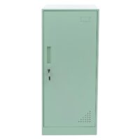 Mintgrüner Stahl Spind mit Kleiderstange 90x38x45 cm