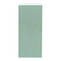 Mintgrüner Stahl Spind mit Kleiderstange 90x38x45 cm