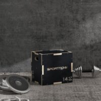 Sprungbox Plyo Box robust für Fitness bis 120kg schwarz