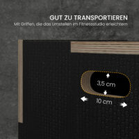 Sprungbox Plyo Box robust für Fitness bis 120kg schwarz