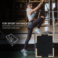 Sprungbox Plyo Box robust für Fitness bis 120kg schwarz