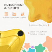 Stapelspielzeug in Form von rutschfesten Flusssteinen, ideal für Balancespiele bis 80kg. Es fördert Koordination und Körperbeherrschung bei Kindern.
