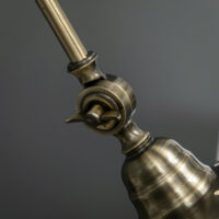Stehleuchte vintage verstellbar messing look bronze