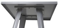Stehtisch Bistrotisch Bartisch Metall Industriedesign 105x60x60cm grau