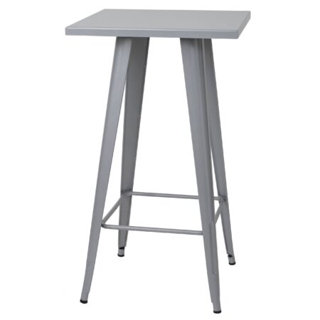 Stehtisch Bistrotisch Bartisch Metall Industriedesign 105x60x60cm grau