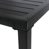 Stehtisch Gartentisch Bartisch Outdoor Metall 105x130x65cm anthrazit