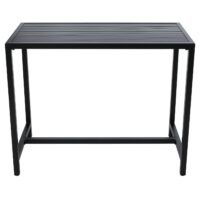 Stehtisch Gartentisch Bartisch Outdoor Metall 105x130x65cm anthrazit