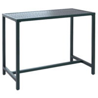 Stehtisch Gartentisch Bartisch Outdoor Metall 105x130x65cm grün