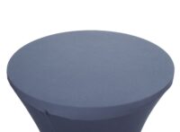 Stehtischhusse Tischhusse Stretch Bezug Ø60cm anthrazit-grau