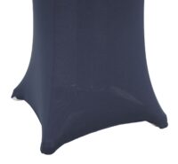 Stehtischhusse Tischhusse Stretch Bezug Ø60cm anthrazit-grau