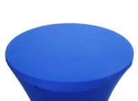Stehtischhusse Tischhusse Stretch Bezug Ø60cm blau