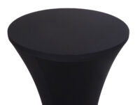 Stehtischhusse Tischhusse Stretch Bezug Ø60cm schwarz