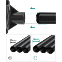 Praktischer Kleiderschrank mit Stoffbezug, 2 Kleiderstangen und Regalfächern für geordnete Kleidung. Staubschutz, einfache Montage und Reißverschluss-Abdeckung. Robustes Stahlgestell. Maße: 108 x 170 x 45 cm.
