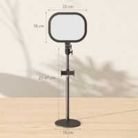 Streaming Lampe LED Nachttischlampe dimmbar mit Handyhalterung
