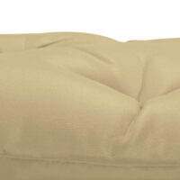 Stuhlkissen 2er Set 8cm dick mit Bindebändern 98x50cm khaki