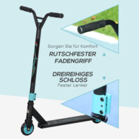 Grüner Stunt Scooter mit ABEC 9 Kugellagern und Kunstlederrädern, ideal für Kinder ab 14 Jahren