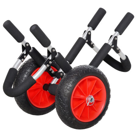 Klappbarer Transportwagen aus Aluminium für Surfbretter, belastbar bis 45 kg