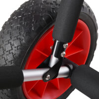 Klappbarer Transportwagen aus Aluminium für Surfbretter, belastbar bis 45 kg