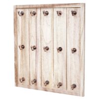 Tassenhalter Hängeregal Tassenbrett Wandboard Shabby-Look 50x45x5cm natur
