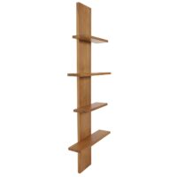 Teak-Wandregal JAM-M72 Badregal 51x56x15cm B-Grade-Teak