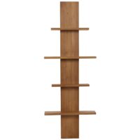 Teak-Wandregal JAM-M72 Badregal 51x56x15cm B-Grade-Teak