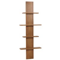 Teak-Wandregal JAM-M72 Badregal 51x56x15cm B-Grade-Teak