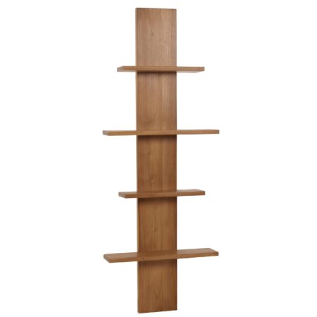 Teak-Wandregal JAM-M72 Badregal 51x56x15cm B-Grade-Teak