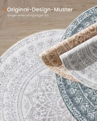 Teppich Wohnzimmerteppich rund 120cm.