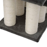 Dunkelgraue Tiertreppe, 45x35x34cm.